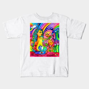 Painting with Cosmic Love Kids T-Shirt